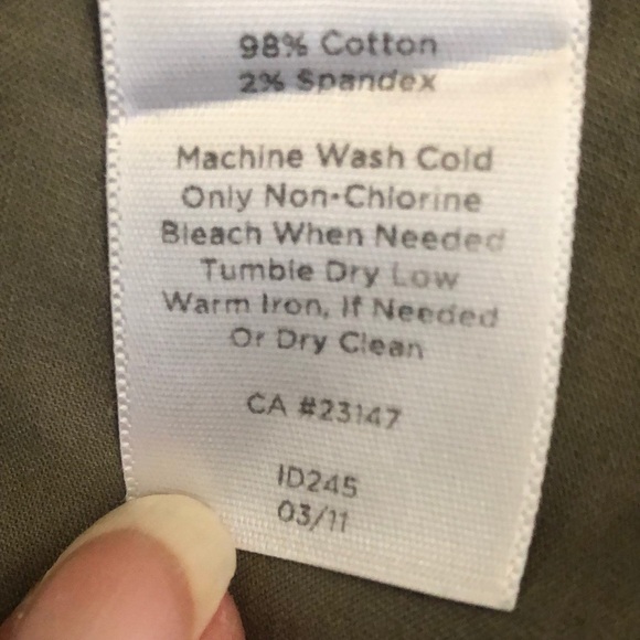 Talbots Olive Green Lightweight Blazer Jacket size 6 - Picture 9 of 9